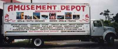 Amusement and Party Rental Truck Photo